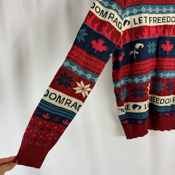 Hulu The Handmaids Tale Let Freedom Rage
Ugly Christmas Holiday Sweater Size: M - Picture 5 of 10